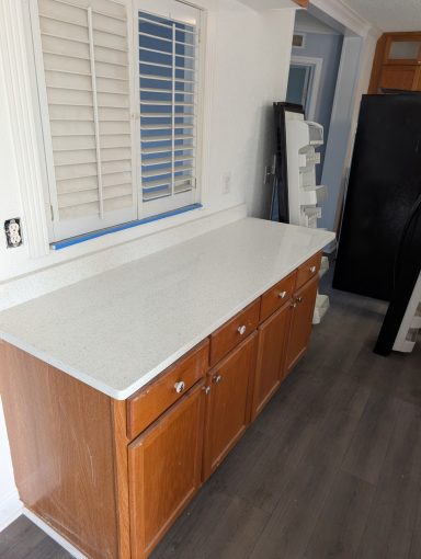 Kitchen Attached "Island" in the Kitchen